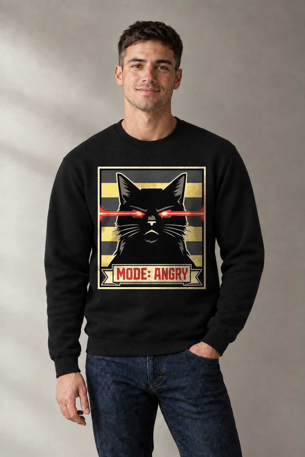 Mode Angry Cat - Black