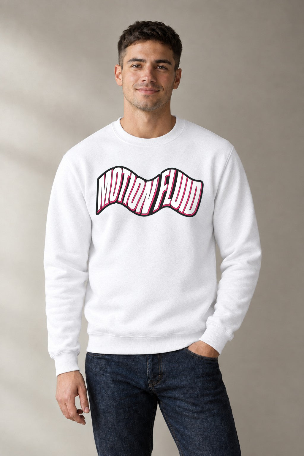 Motion Fluid Wave - White