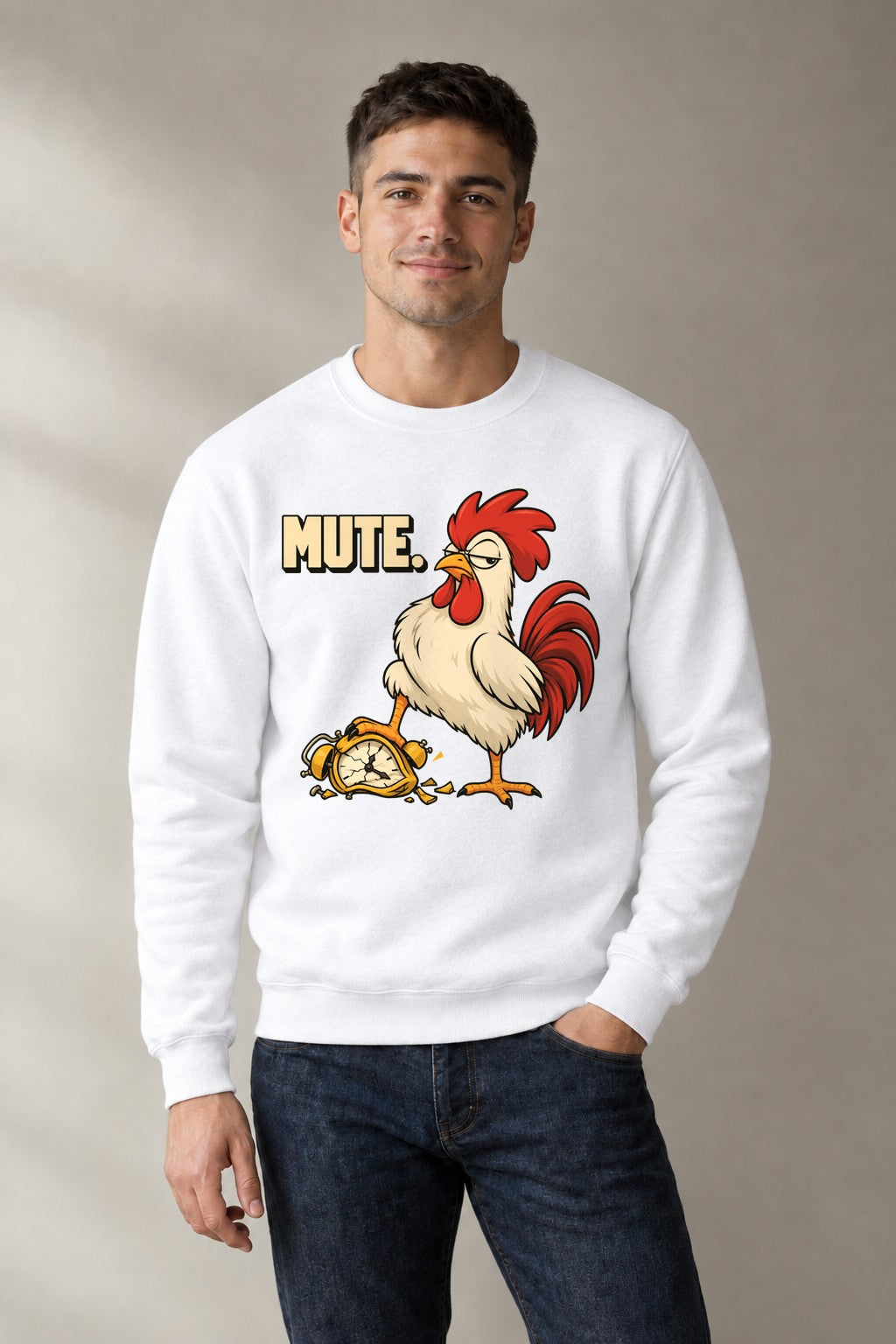 Mute Rooster - White