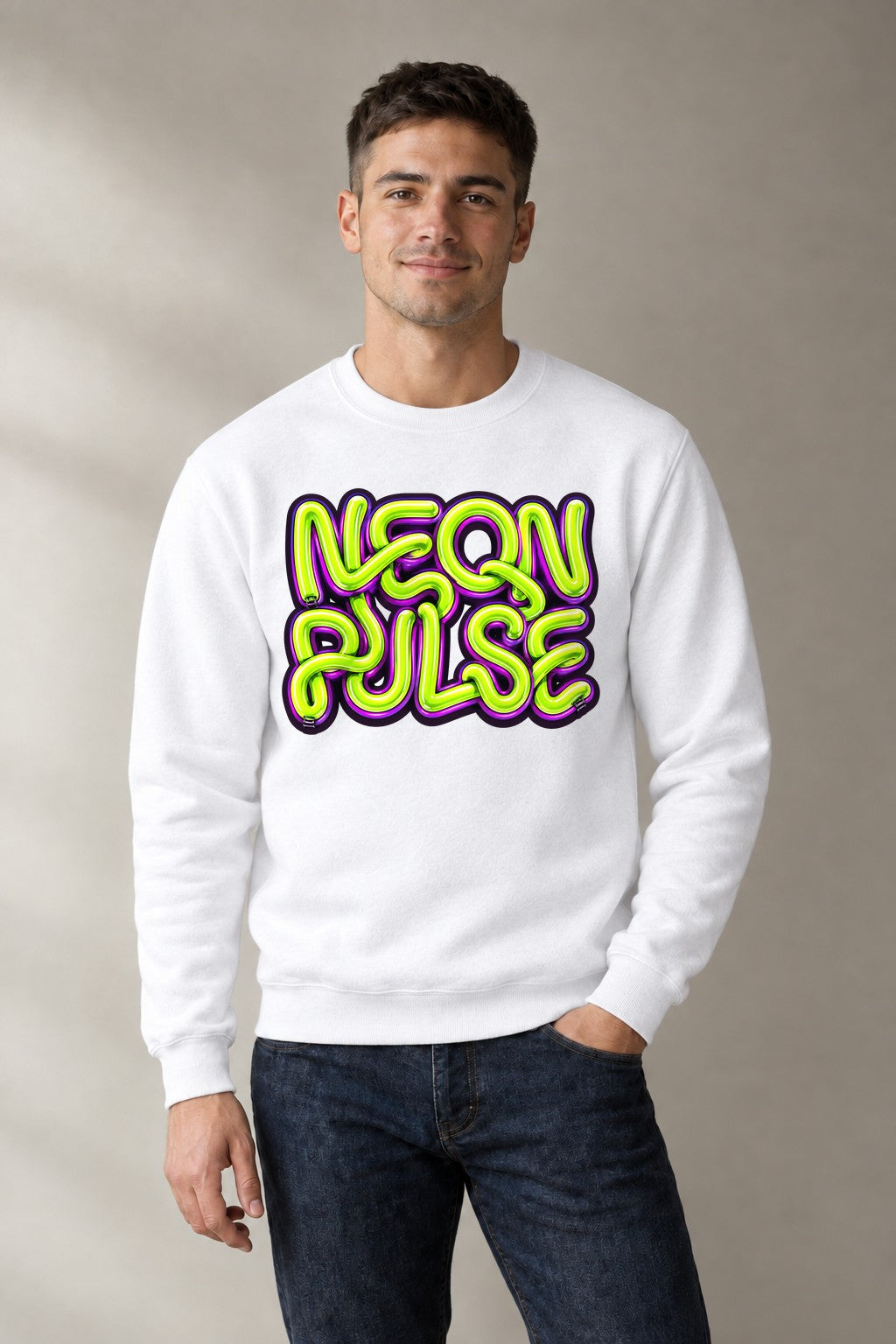 Neon Pulse - White