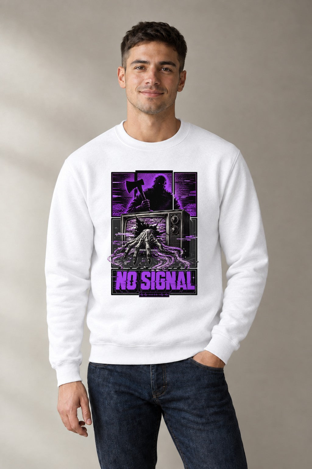 No Signal - White