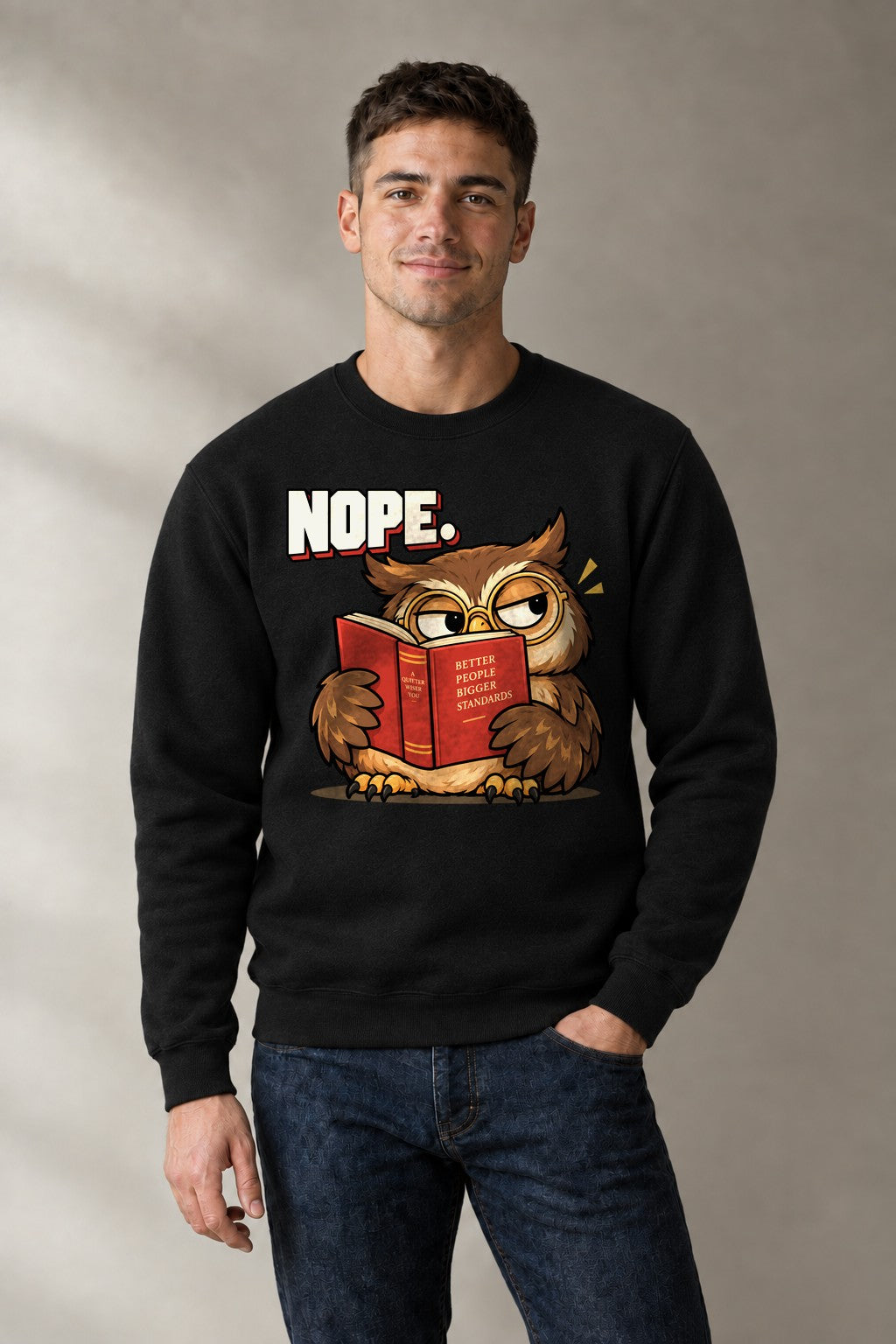 Nope Owl - Black