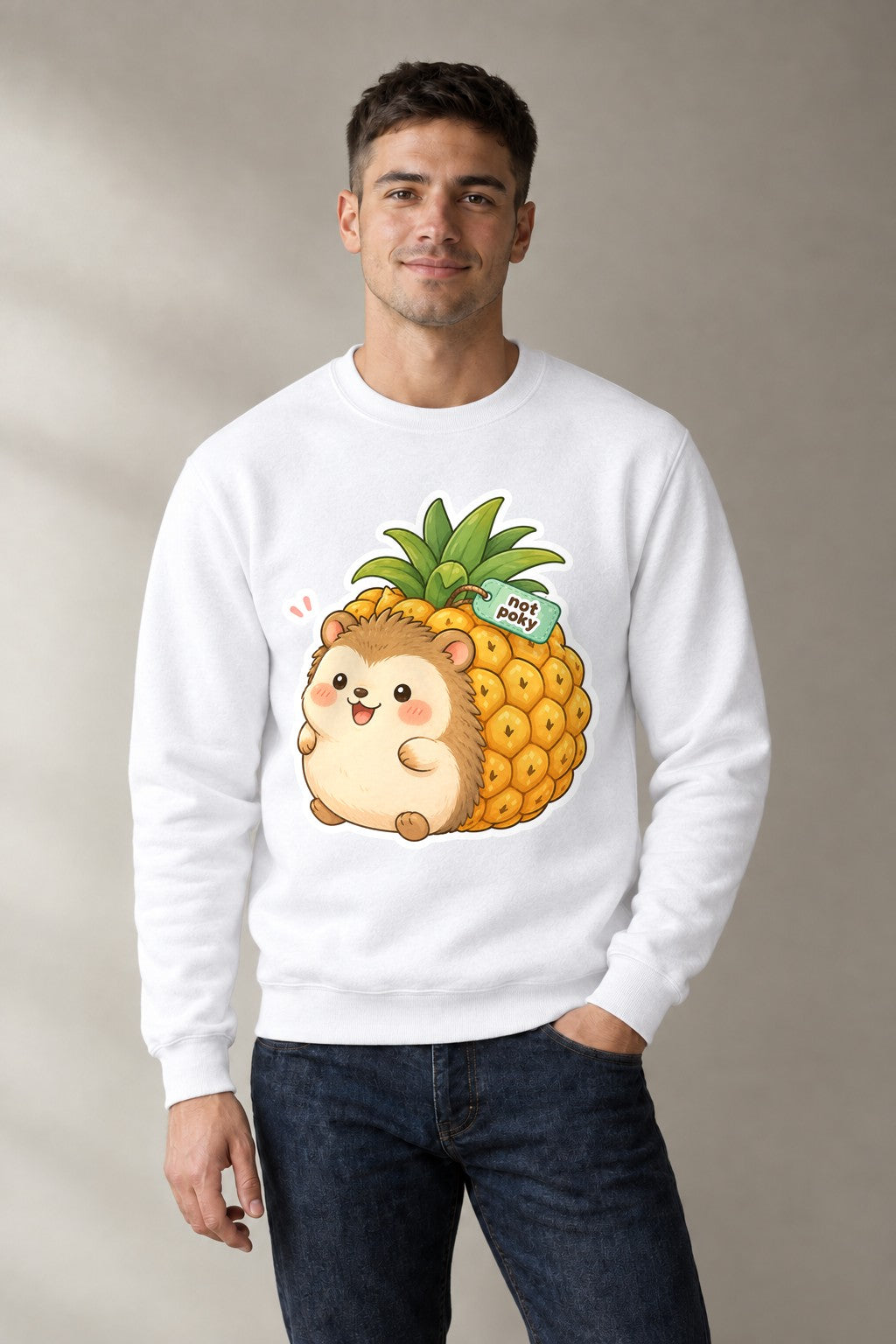 Not Poky Hedgehog - White
