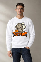 Not Today Tombstone - White