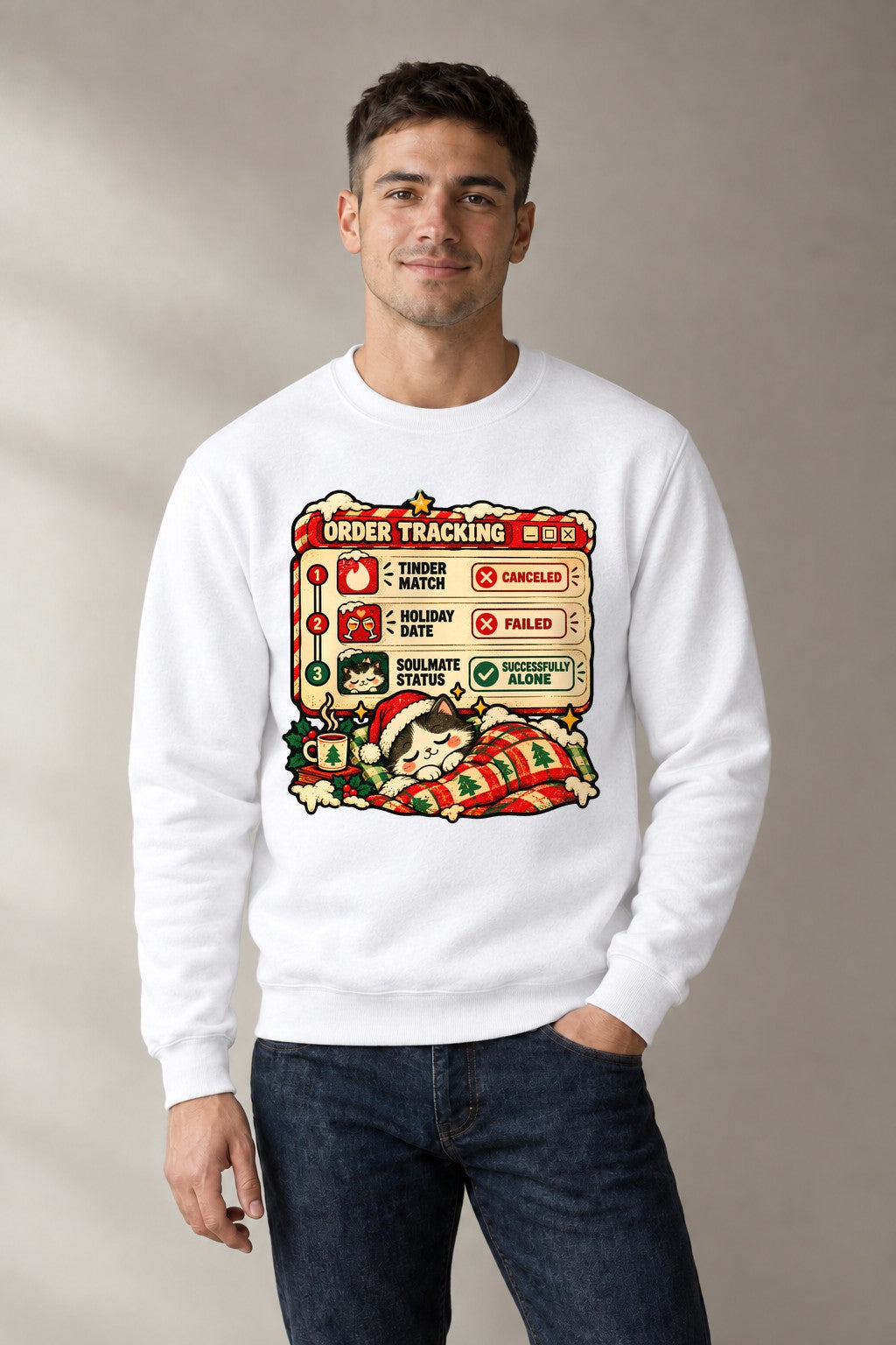 Order Tracking Christmas - White