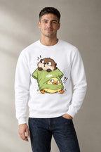Otter and Duck - White