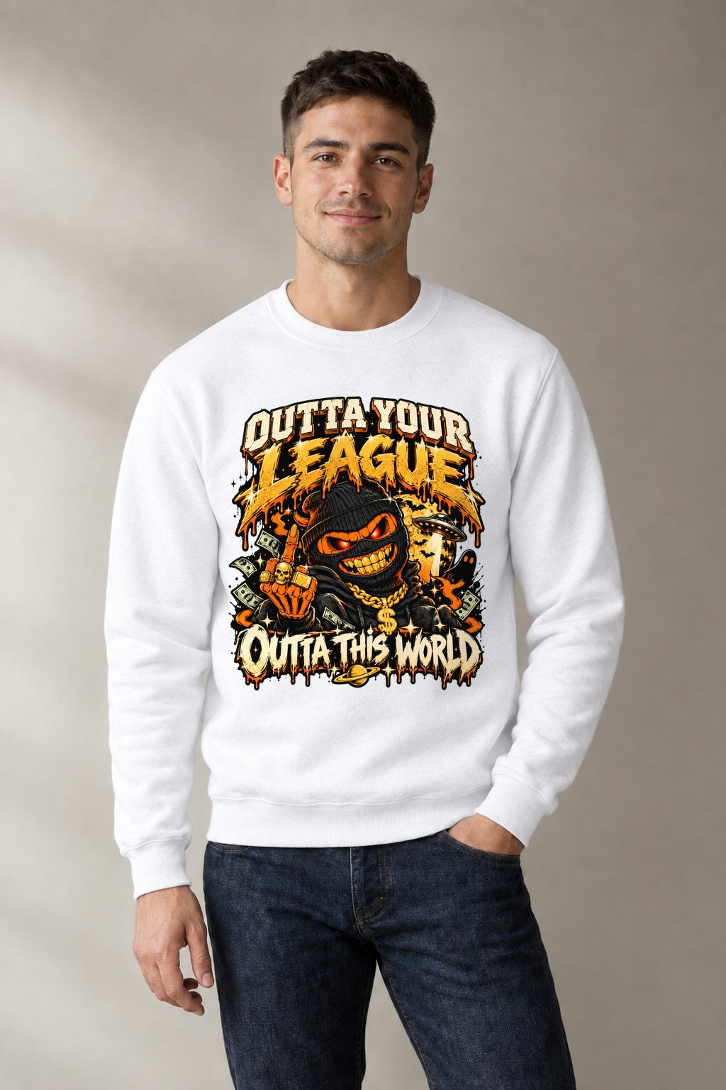Outta Your League - White