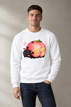 Peach Butt Ladybug - White