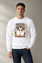 Penguin Commute - White