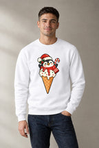 Penguin Ice Cream Cone - White