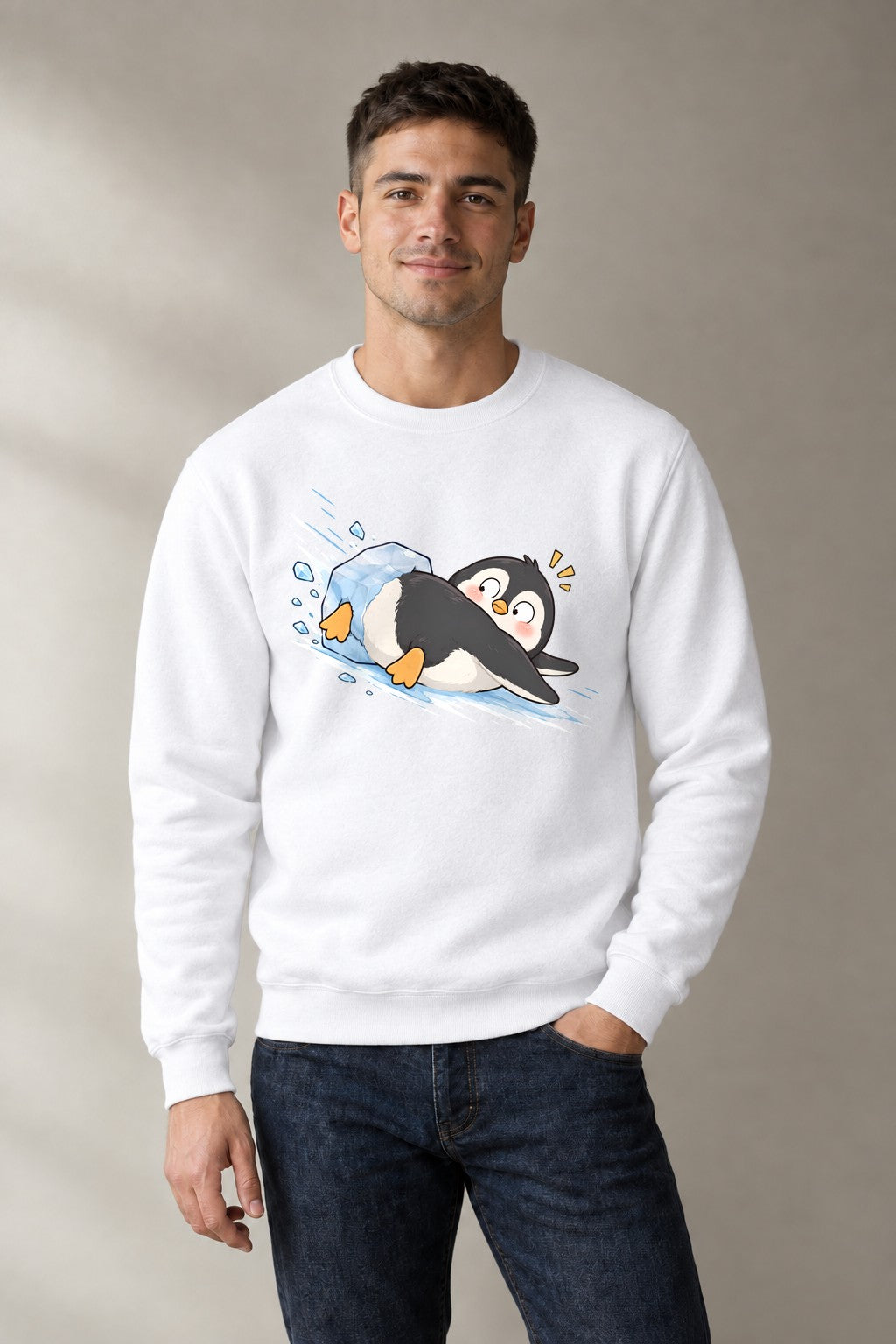 Penguin Ice Slide - White