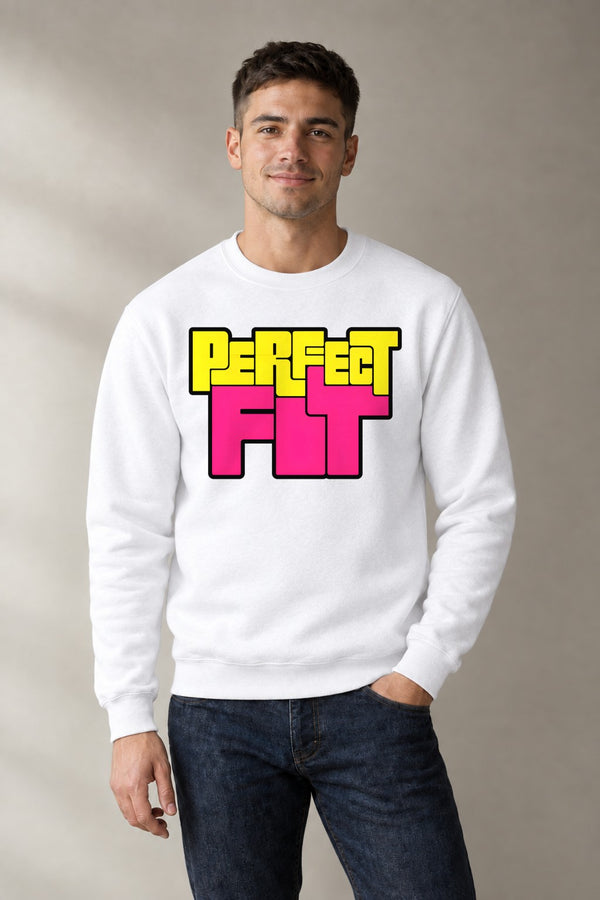 Perfect Fit Typography - White