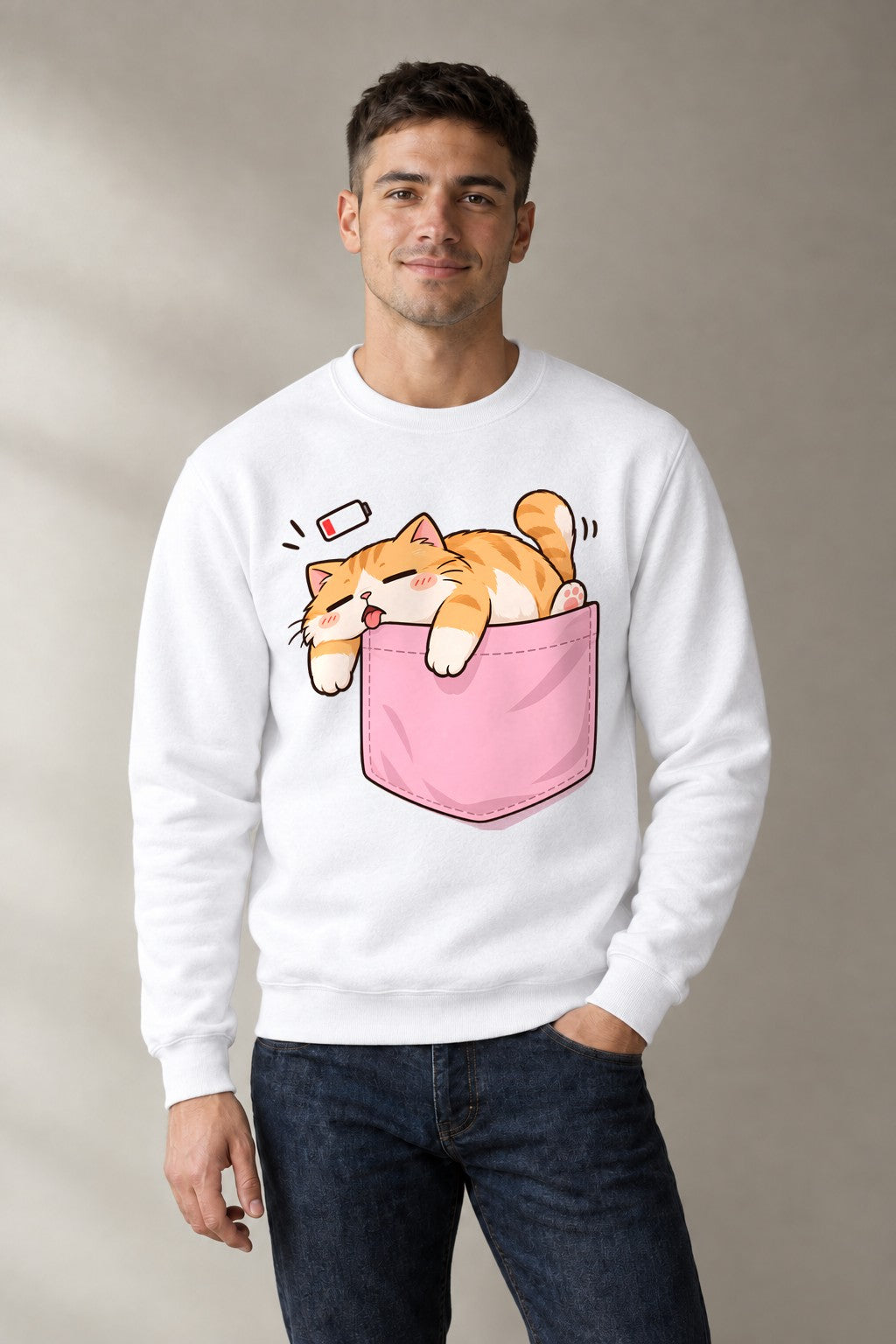 Pocket Cat Nap - White