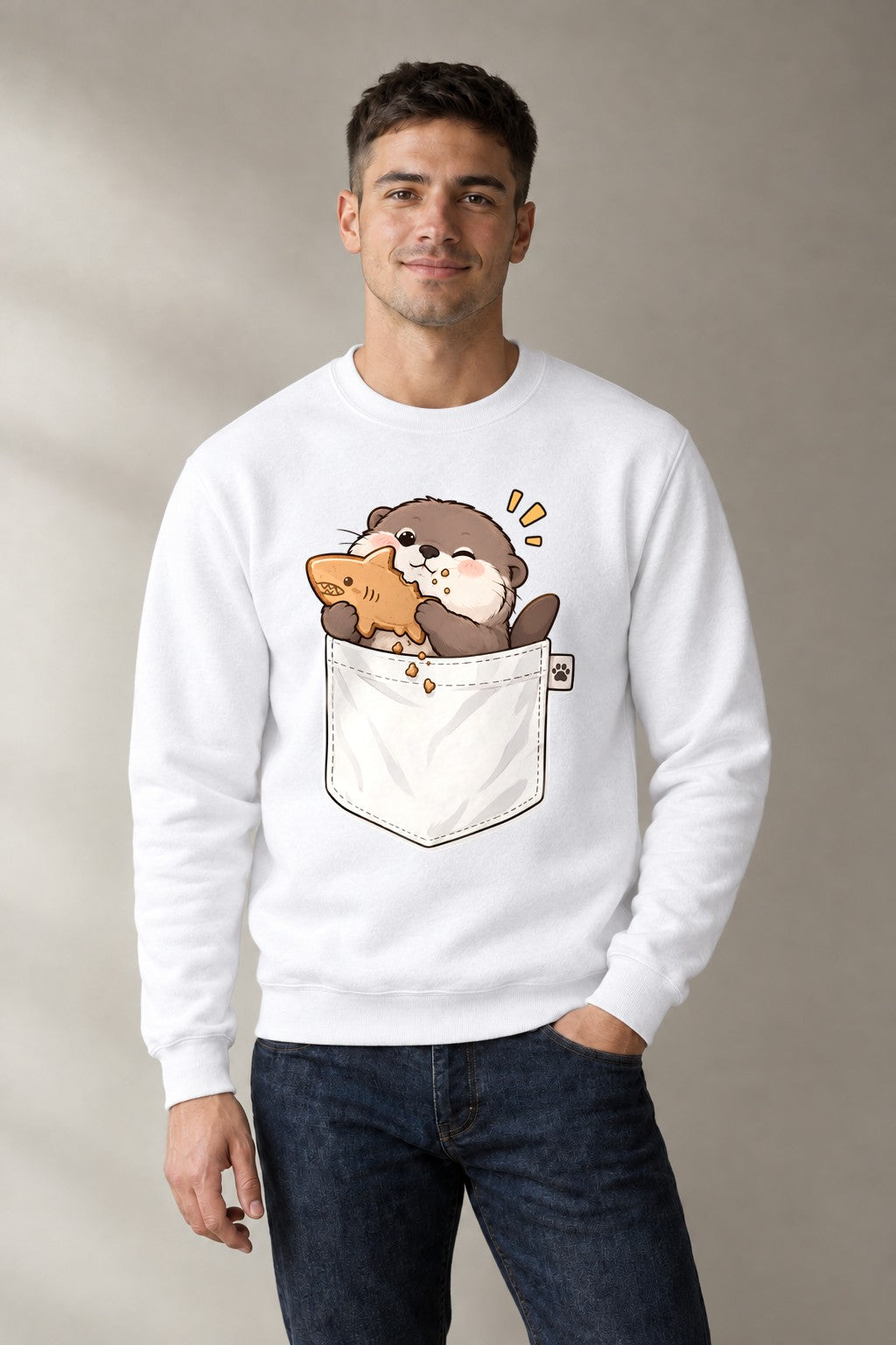 Pocket Otter Snack - White