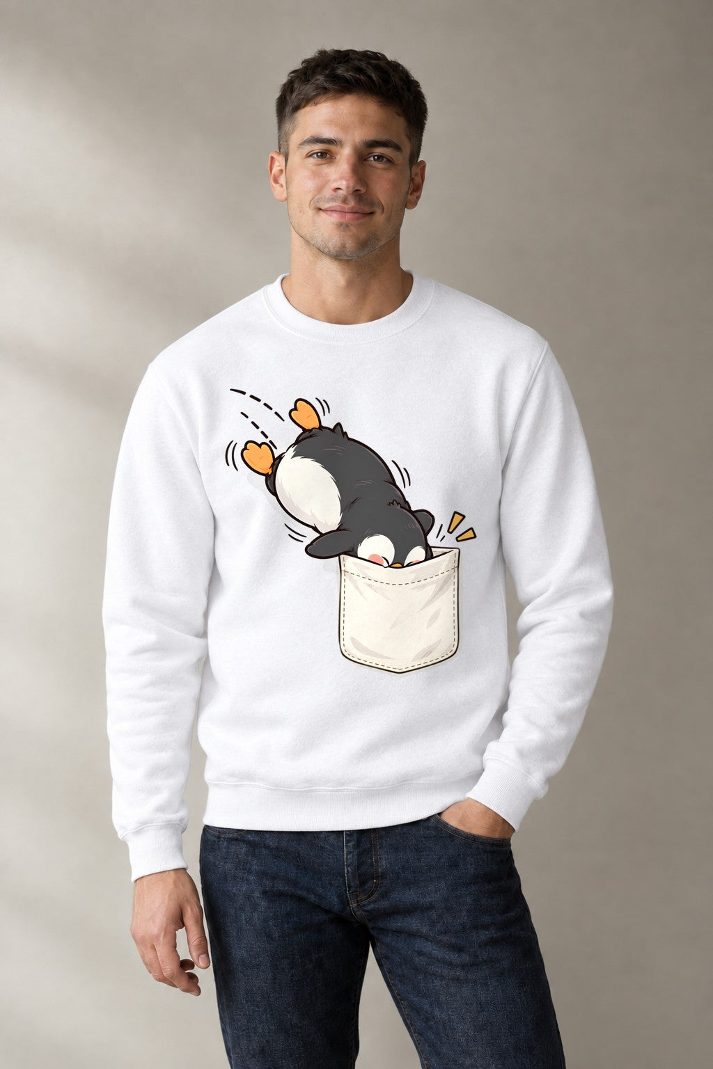 Pocket Penguin - White