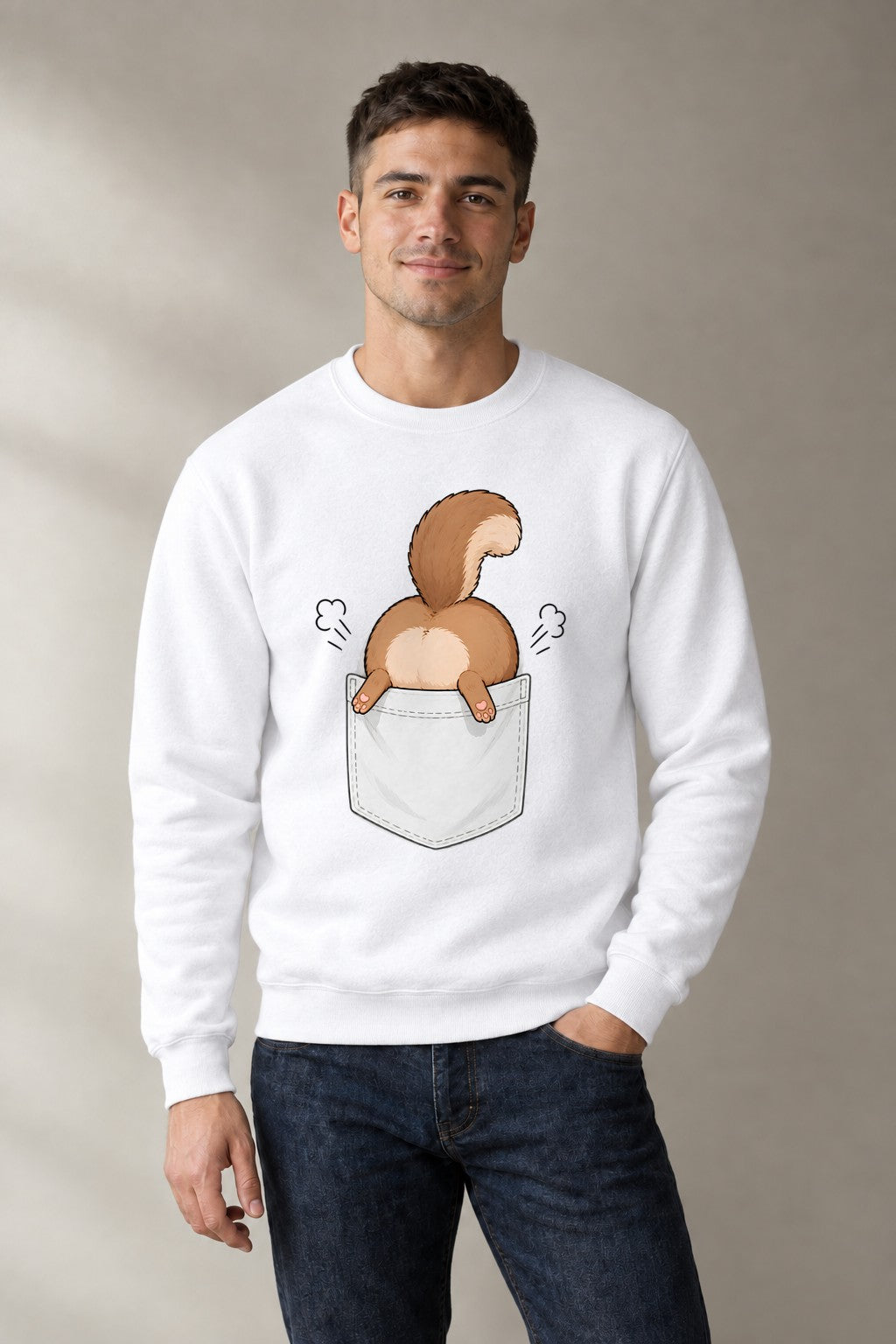 Pocket Squirrel - White