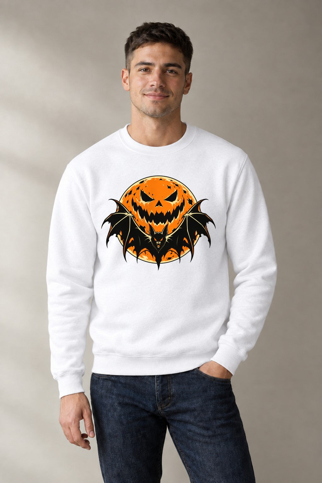 Pumpkin Bat Guardian - White