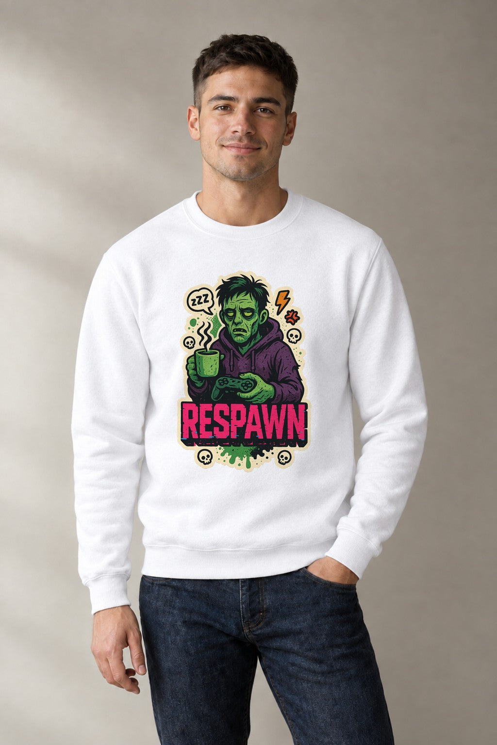 Respawn Caffeine Zombie - White