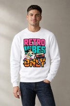 Retro Vibes Only - White