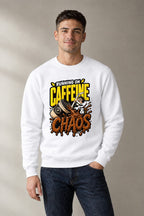 Running On Caffeine And Chaos - White