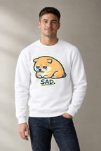 Sad Shiba - White