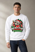 Santa's Treasure Raccoon - White