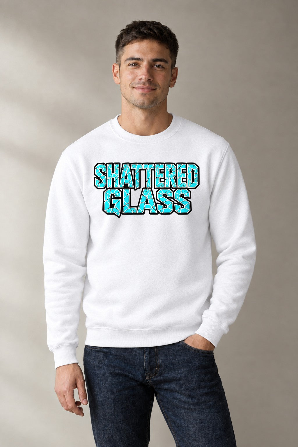 Shattered Glass - White