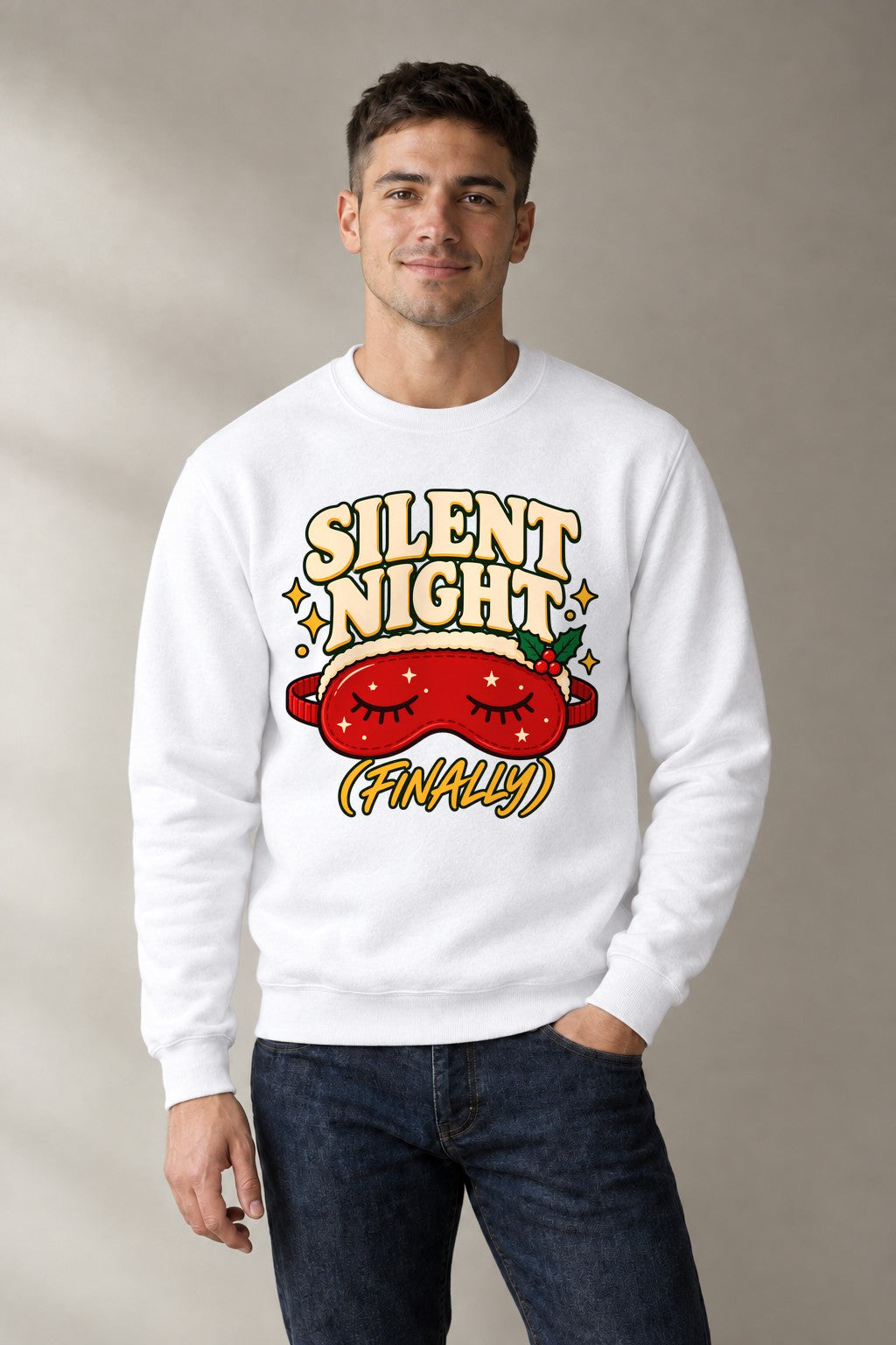 Silent Night Finally - White