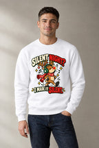 Silent Night Reindeer - White