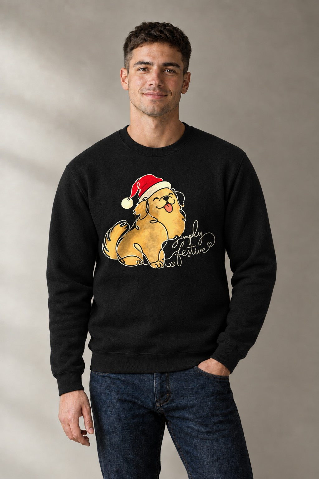 Simply Festive Dog - Black