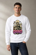Skeleton Barista Grind - White