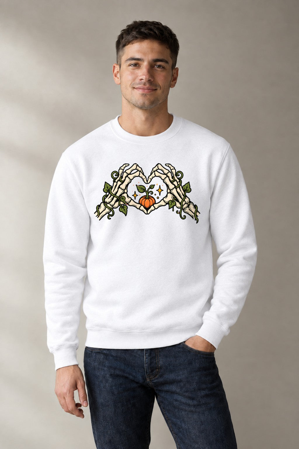 Skeleton Heart Harvest - White
