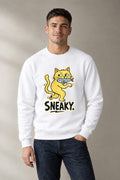 Sneaky Cat - White