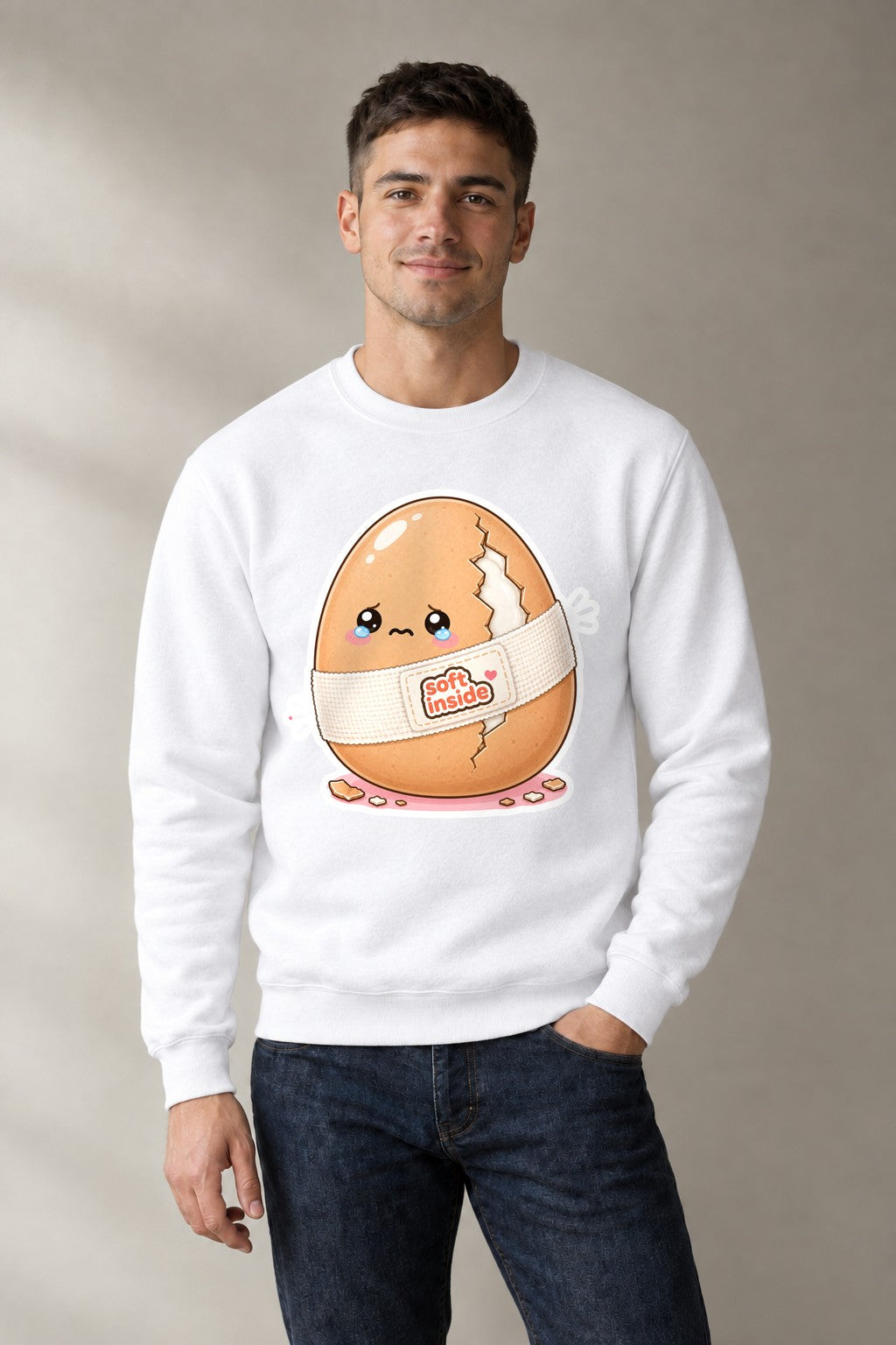 Soft Inside Egg - White
