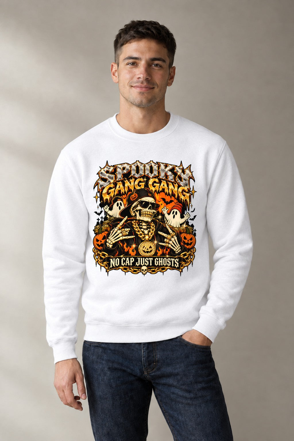 Spooky Gang Gang - White