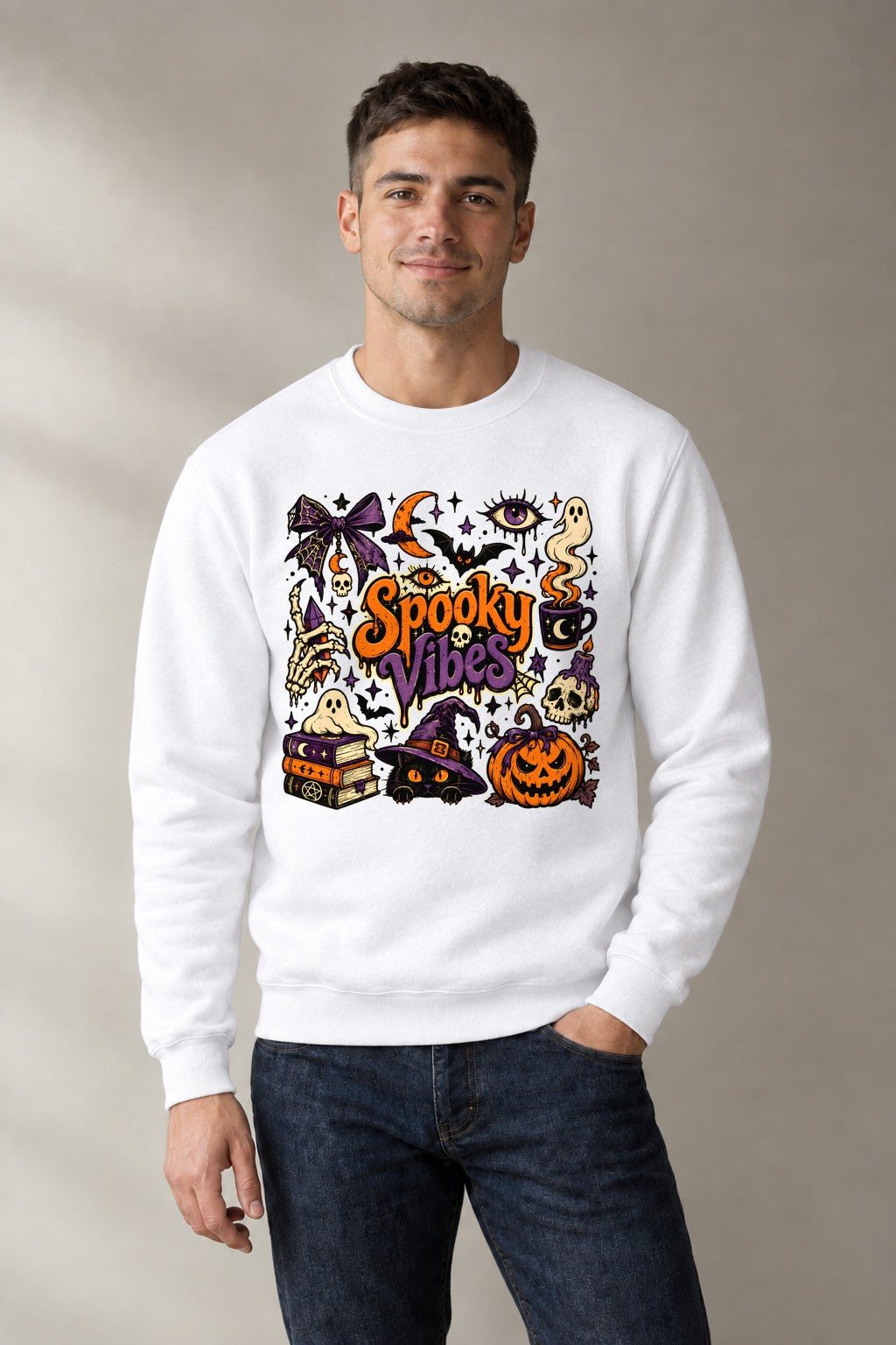 Spooky Vibes - White