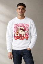 Stay Jolly Santa - White
