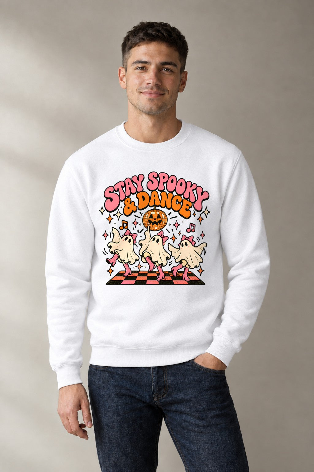 Stay Spooky & Dance - White