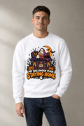 Staying Home Halloween - White