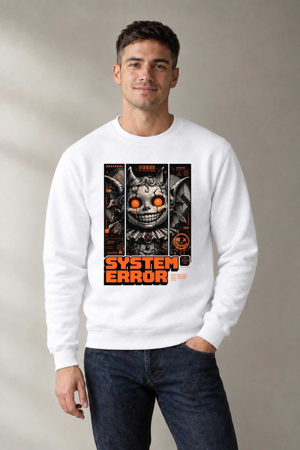 System Error Demon - White