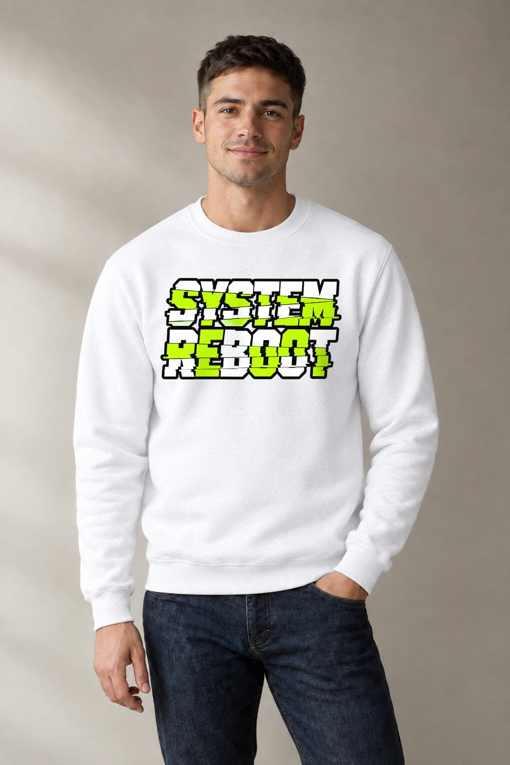 System Reboot Glitch - White