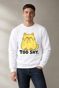 Too Shy Cat - White