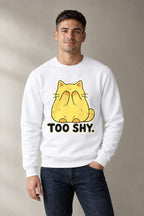 Too Shy Cat - White