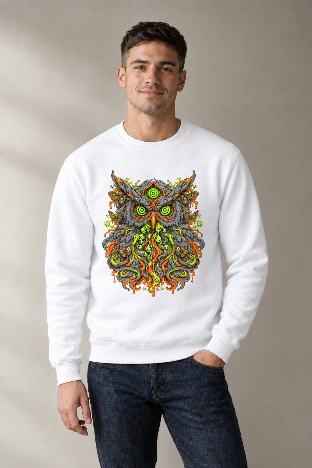 Toxic Owl Guardian - White