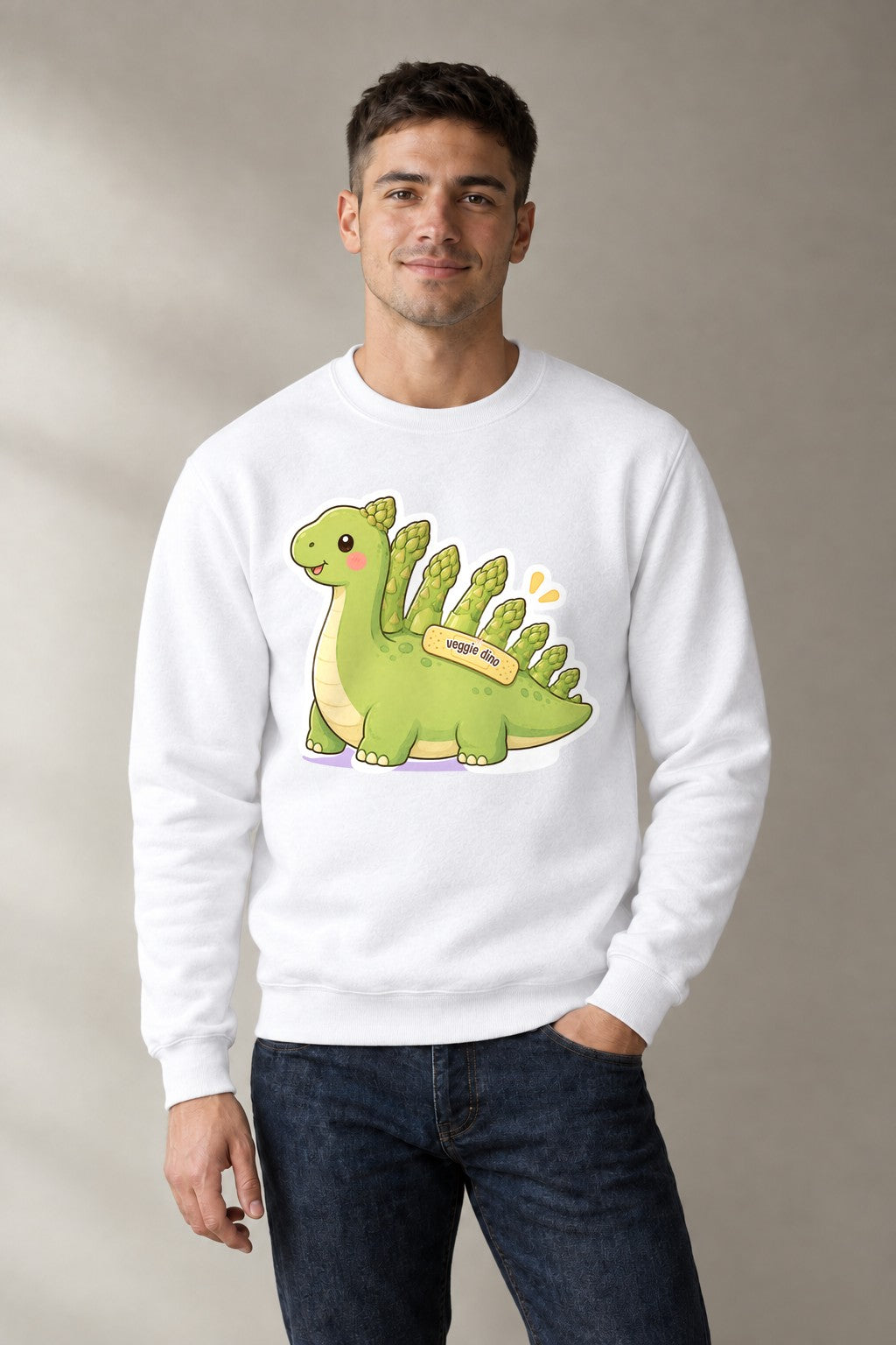 Veggie Dino - White