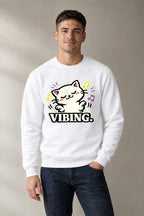 Vibing Cat - White