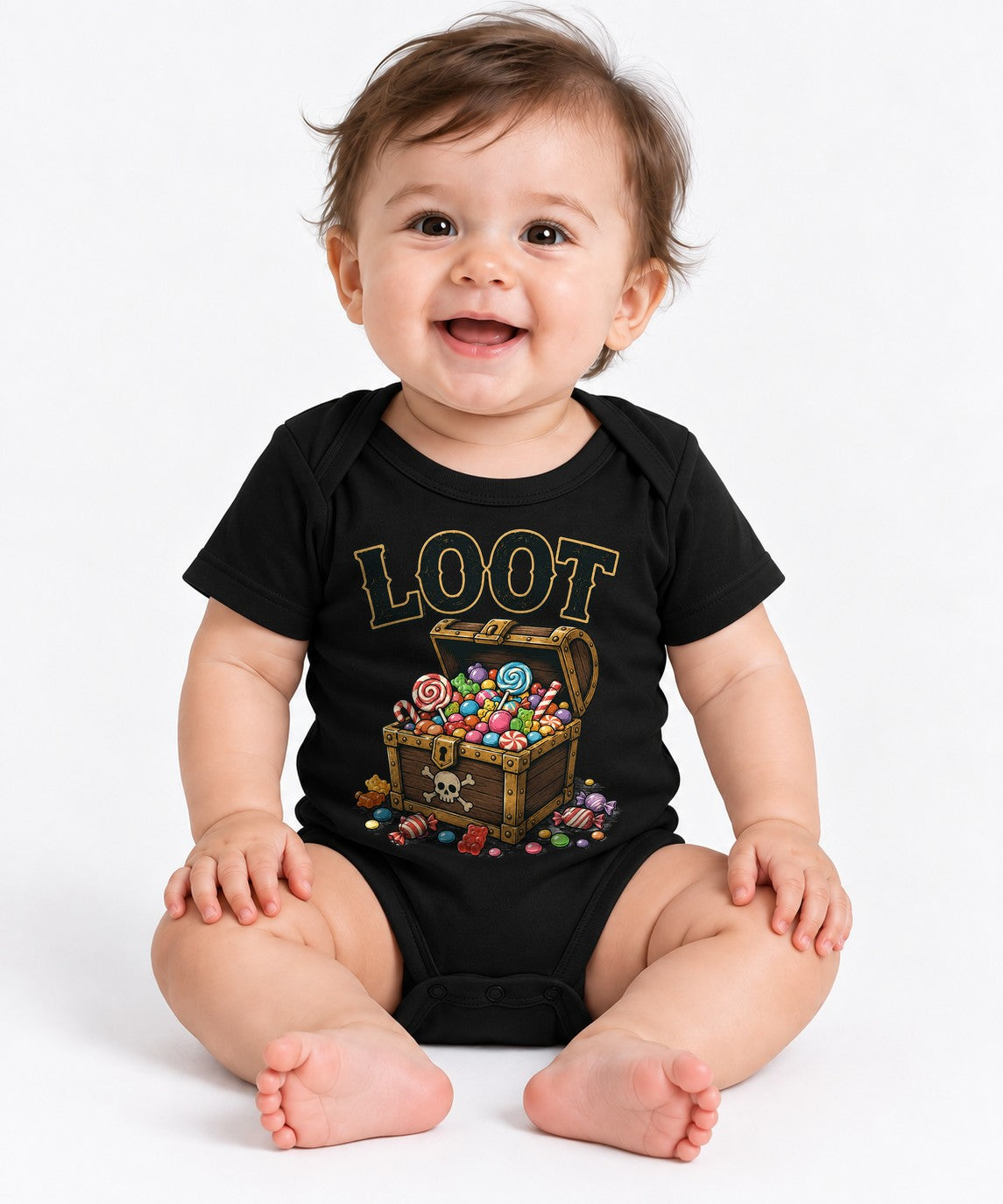 Sweet Candy Loot Treasure Chest - Black