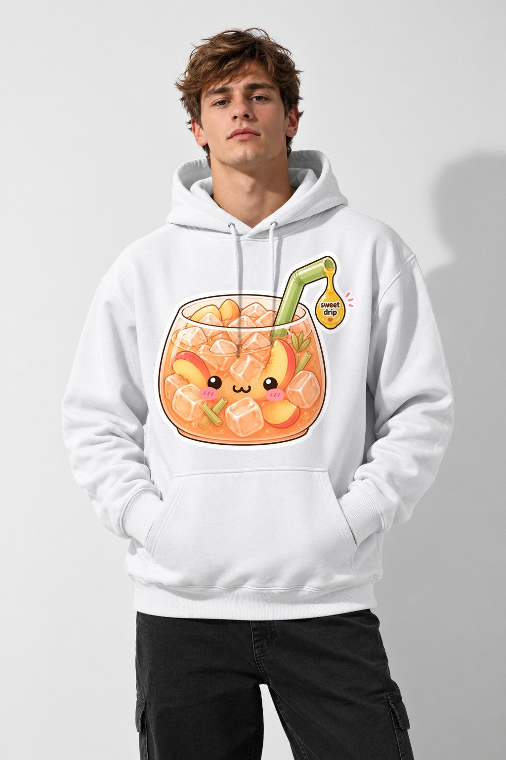 Sweet Peach Drink - White