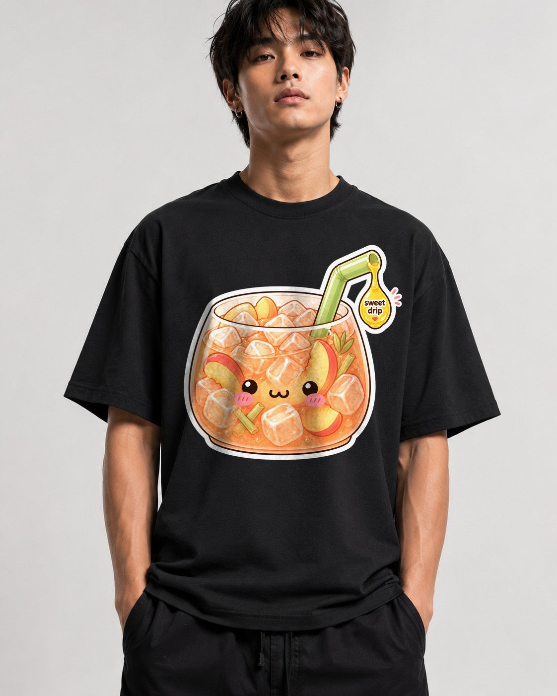 Sweet Peach Drink - Black