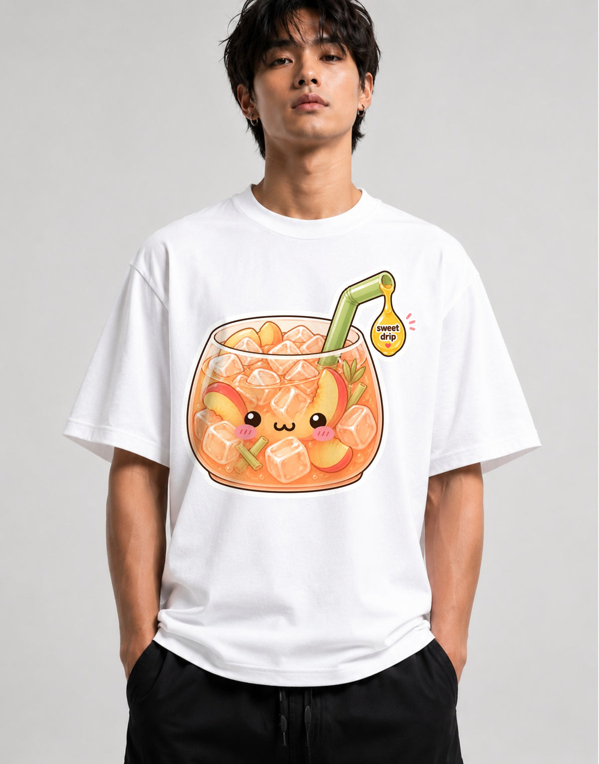 Sweet Peach Drink - White